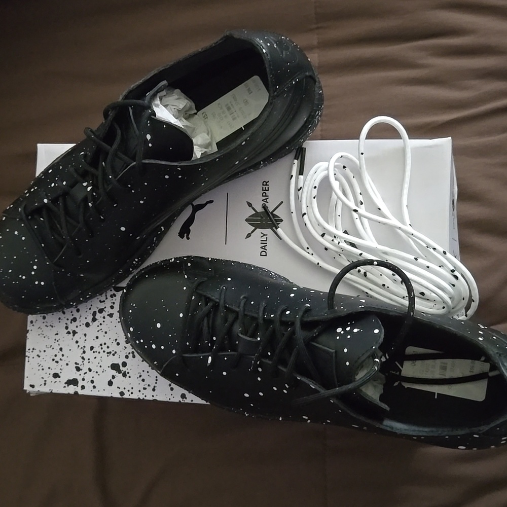 Men's New in Box Puma X DP Match Splatter Sneakers